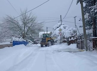 Снегопад в Туапсинском округе продлится до конца дня