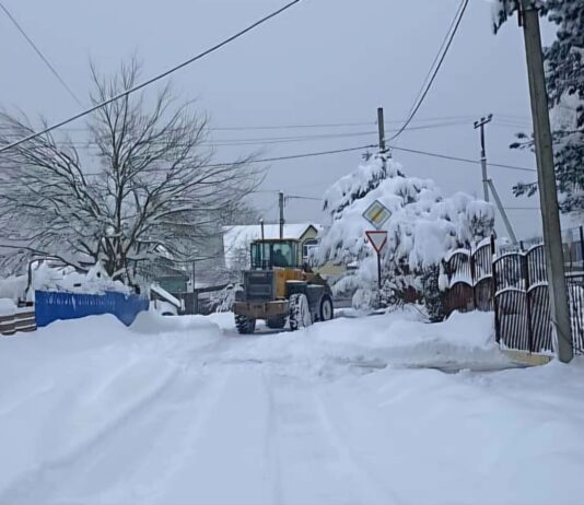 Снегопад в Туапсинском округе продлится до конца дня