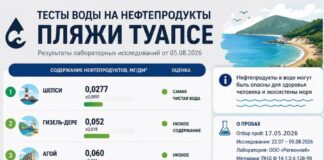 Чёрное море у побережья Краснодарского края: нефтяной след в воде Туапсе инфо