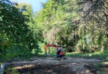 Под Туапсе благоустраивают первую часть Сквера Памяти Героям